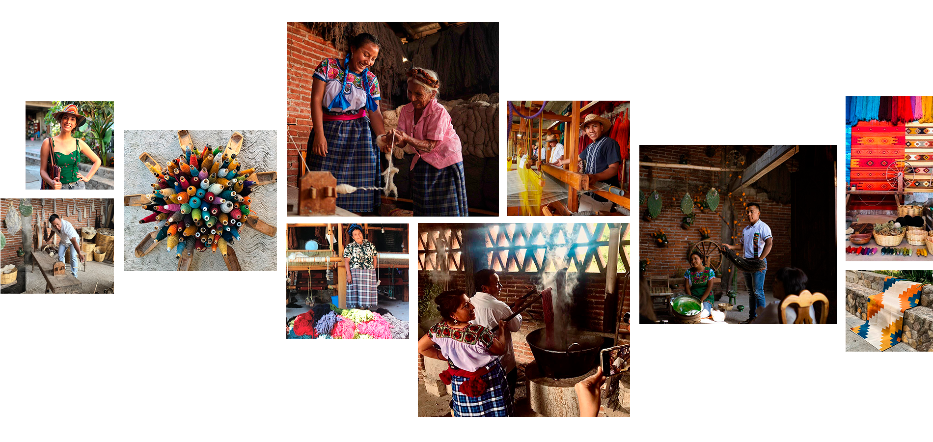 Diseño zapoteco tradicional en textiles